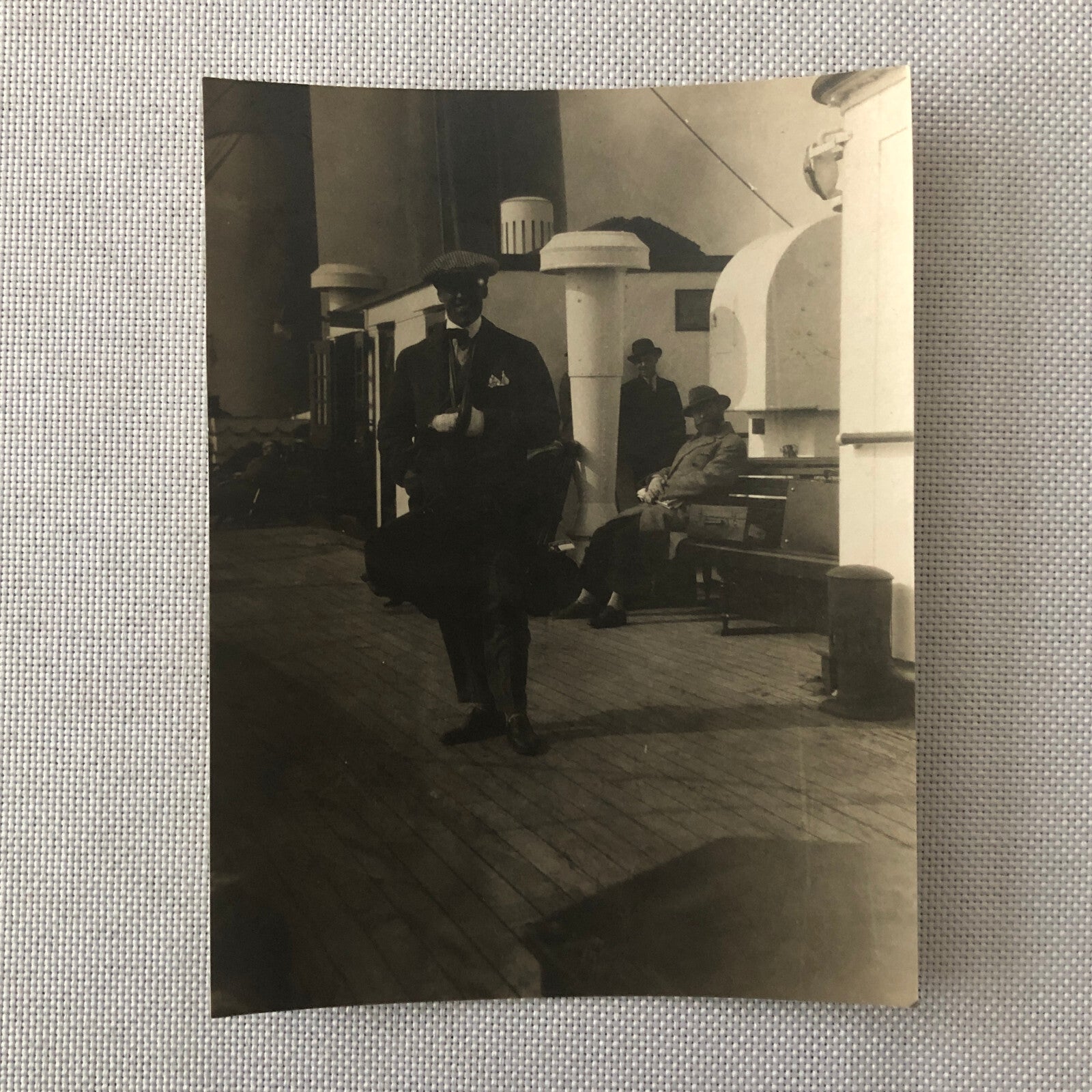 Vintage 1926 Isle of Man TT Motorcycle Racing Photo Photograph Tazio Nuvolari