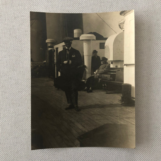 Vintage 1926 Isle of Man TT Motorcycle Racing Photo Photograph Tazio Nuvolari