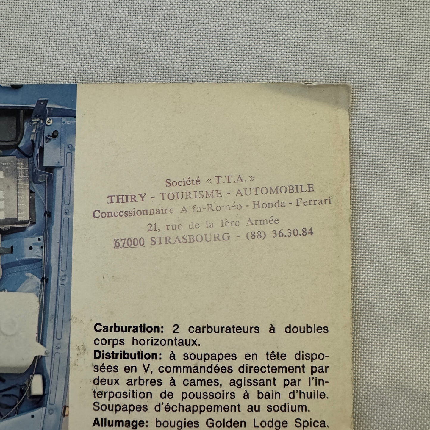 Alfa Romeo Giulietta Car Sales Brochure Catalog Advertising FRENCH