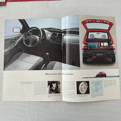 Suzuki Alto Car Press Kit Brochure Catalog Photos European