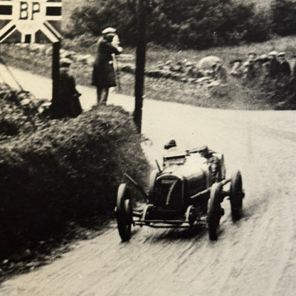 1922 Tourist Trophy TT Race Racing Photo Photograph Vintage Sunbeam Car