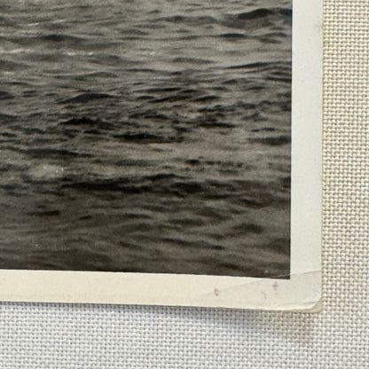 Vintage Royal Canadian Navy Ship Photograph Photo HMCS Columbia Boat
