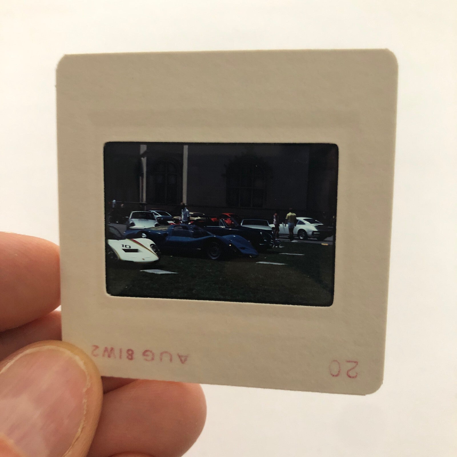 Porsche Car Show 35mm Photo Slide Vintage 1981