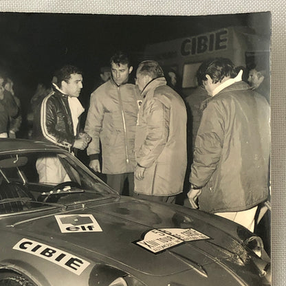 Vintage Renault Alpine Rally Racing Photo Photograph Jean Claude Andruet 1968