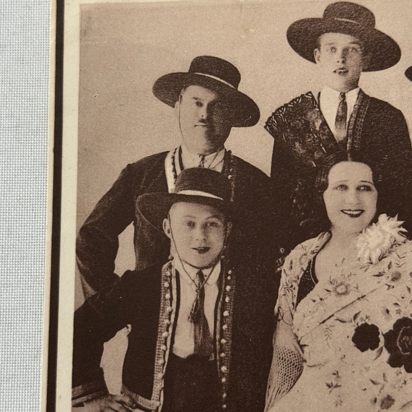 Vintage Circus Performers in Costume Photo Photograph Print