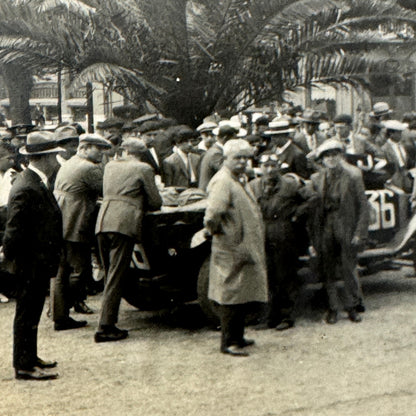 Vintage Car Automobile Racing Race Photo Photograph Print 1926