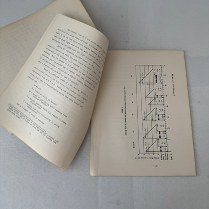 1954 California Traffic Study Civil Engineering Road Construction Documents