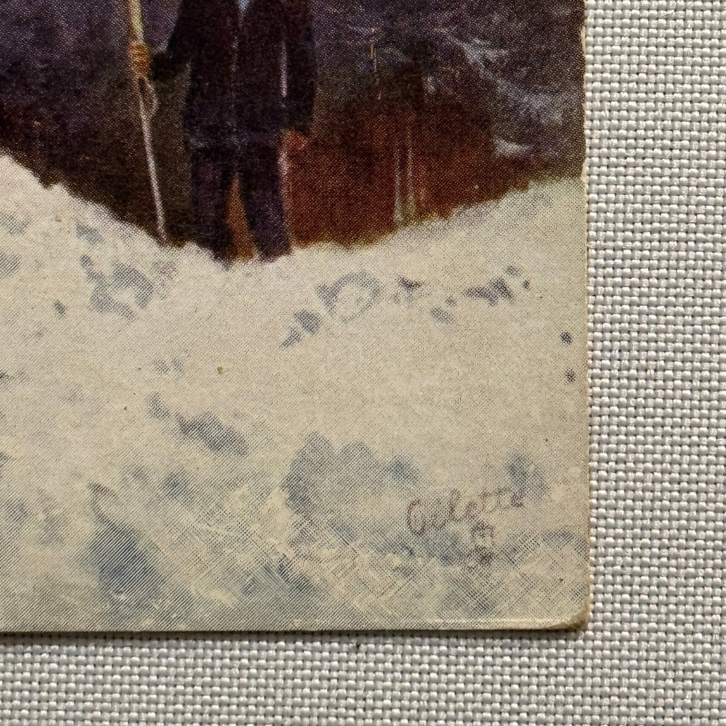 Tucks Postcard High Jump Skiing Antique Vintage Gilette