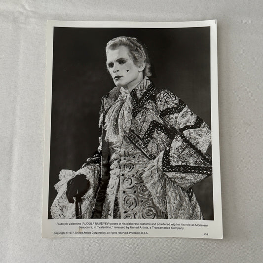 Vintage Movie Still Photo Photograph Rudolph Nureyev as Rudolph Valentino