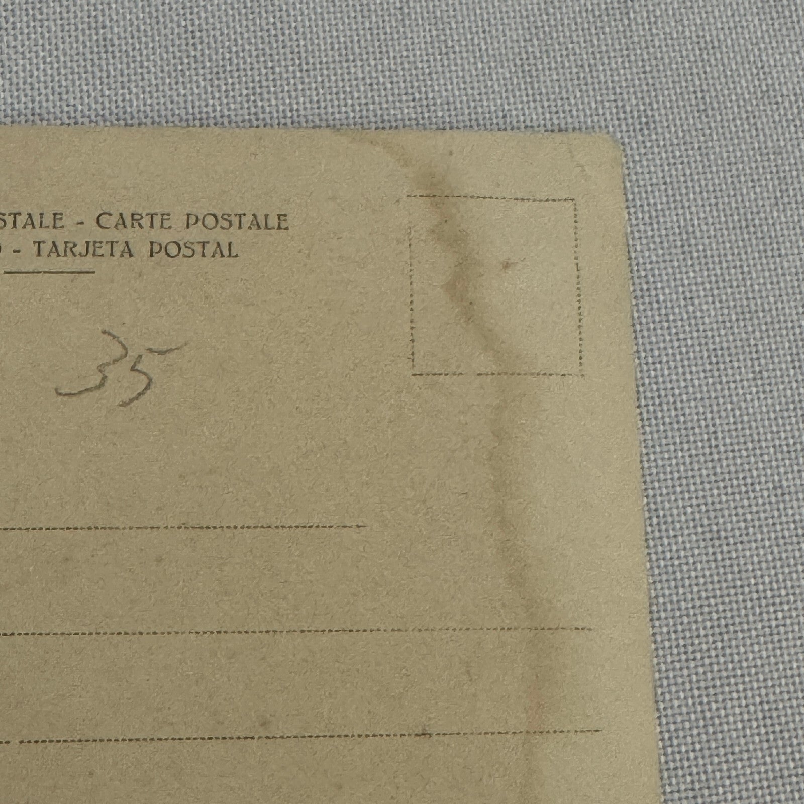 Vintage Fiat Car Automobile Advertising Postcard Post Card Italy Italian