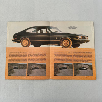 Mercury Capri II S Car Sales Brochure Catalog Car and Driver Road Test 1976