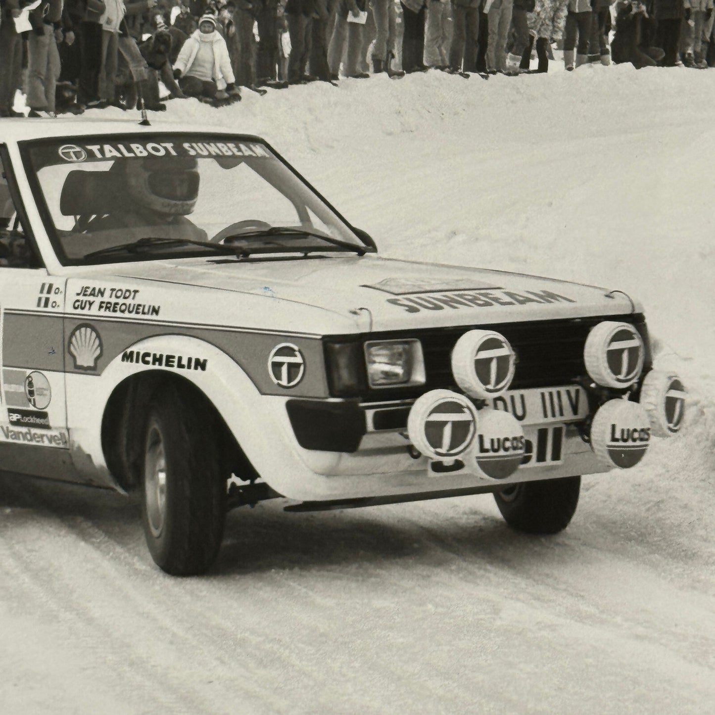 1980 Rallye Monte Carlo Press Photo Photograph DPPI Talbot Sunbeam Car