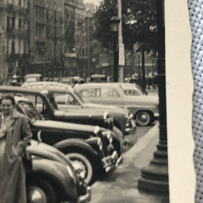 Vintage Photo Photograph Snapshot People with VW Volkswagen Beetle Bug Cars