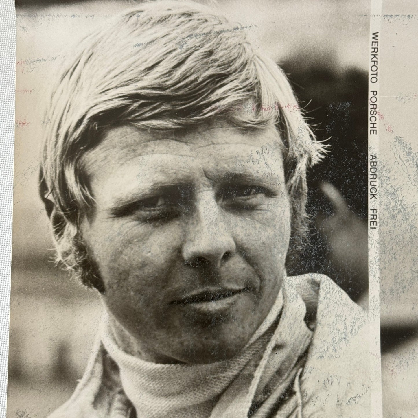 Porsche Martini Racing Driver Photo Photograph Gijs Van Lennep Herbert Muller
