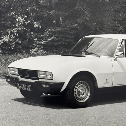 1980 Peugeot 504 Coupe Factory Press Photo Photograph Vintage