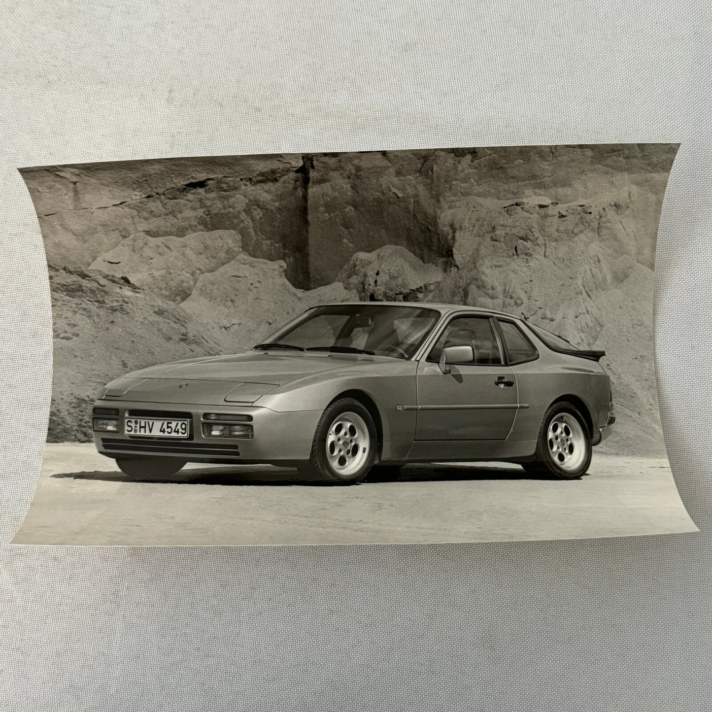 Porsche 944 Turbo Car Factory Press Photo Photograph Werkfoto German