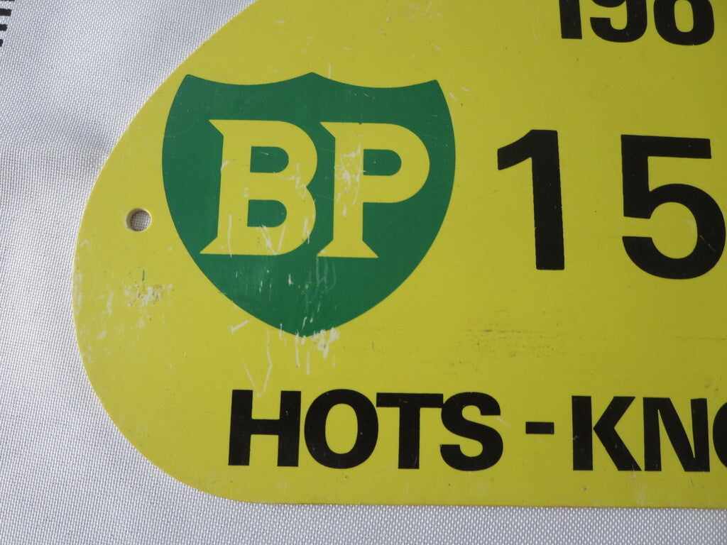 Vintage 1981 Hots - Knots Rit Holland Car Rally Participant Plate Plaque BP #159