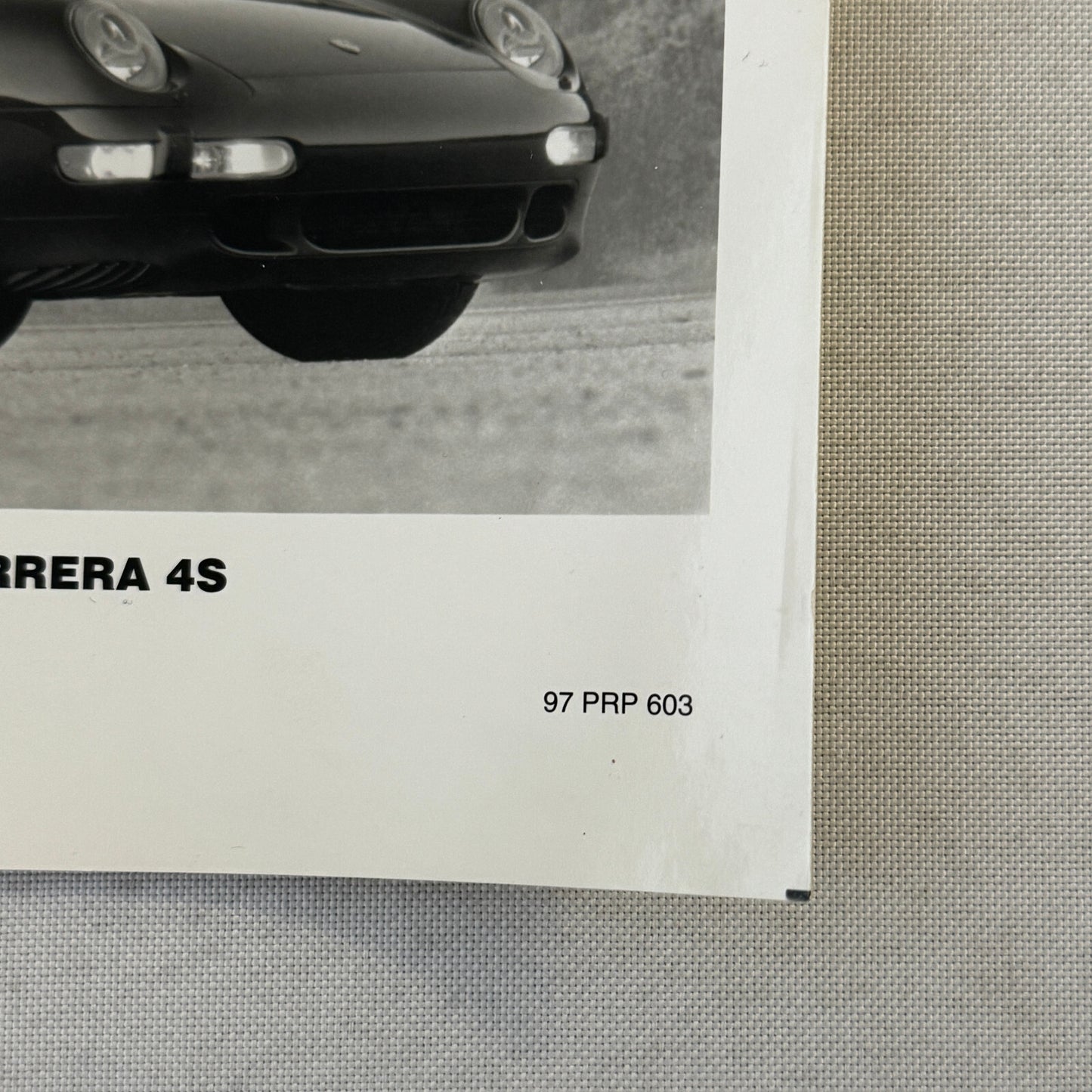 1997 Porsche 911 Carrera 4 Cabriolet and Carrera 4S Factory Press Photo