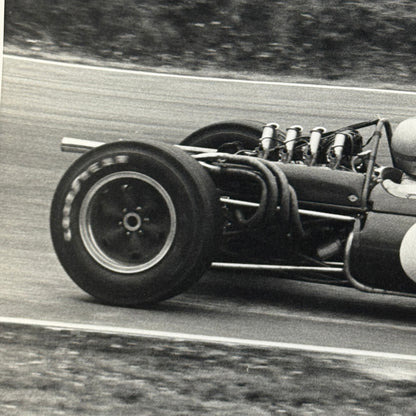 Vintage Racing Photo Photograph Denny Hulme Brands Hatch Grand Prix 1966 Brabham