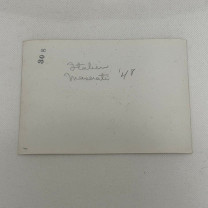 Vintage Maserati Racing Car Automobile Photo Photograph Motorsport Print 1948