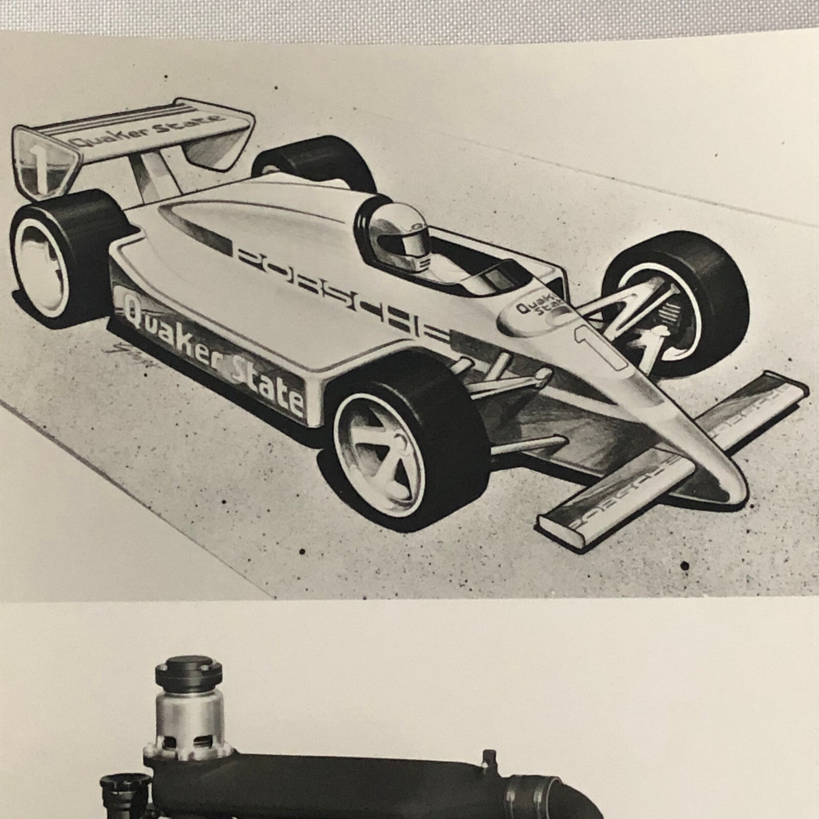 Porsche Quaker State Indy Racing Factory Photo Photograph Print