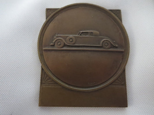 Vintage 1958 Dutch Car Club Rally Badge Emblem Vier Vlaanderenrit Four Flanders