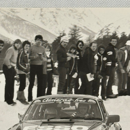 1980 Rallye Monte Carlo Press Photo Photograph DPPI Porsche 911 Carrera