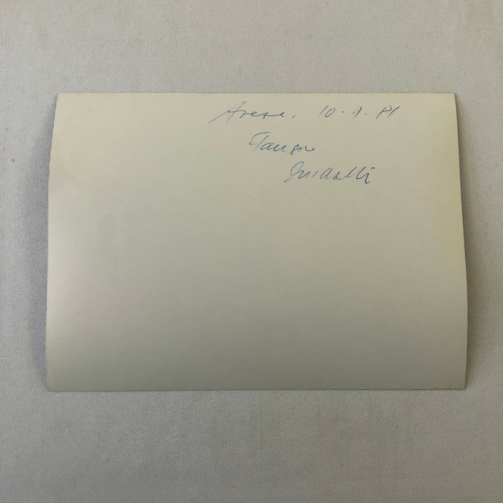 Vintage Juan Manuel Fangio Racing Driver Photo Photograph Print 1981 