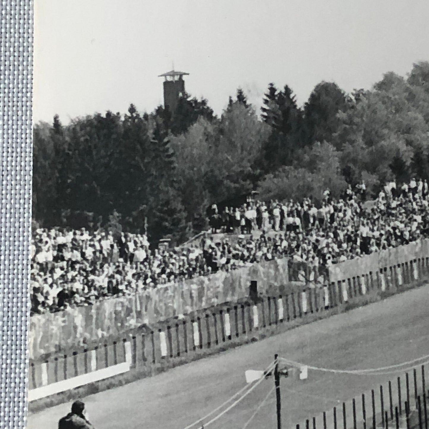 Vintage Bernard Cahier Racing Photo Nurburgring Phil Hill Chaparral Porsche 1967