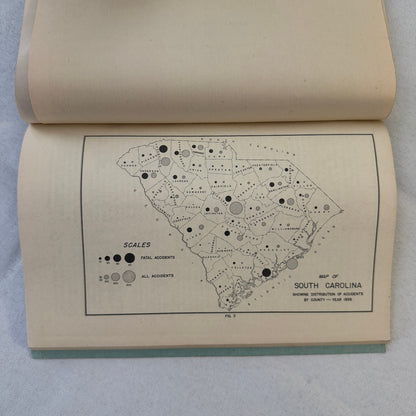 1939 South Carolina Facts about Traffic Accidents Car Automobile Report Book