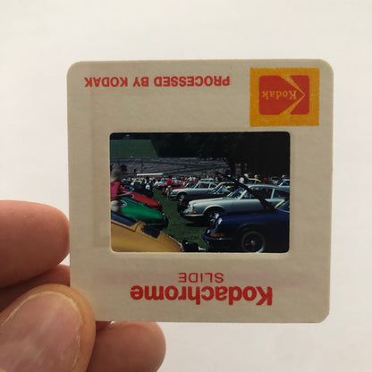 Porsche 911 Car Show 35mm Photo Slide Vintage 1981