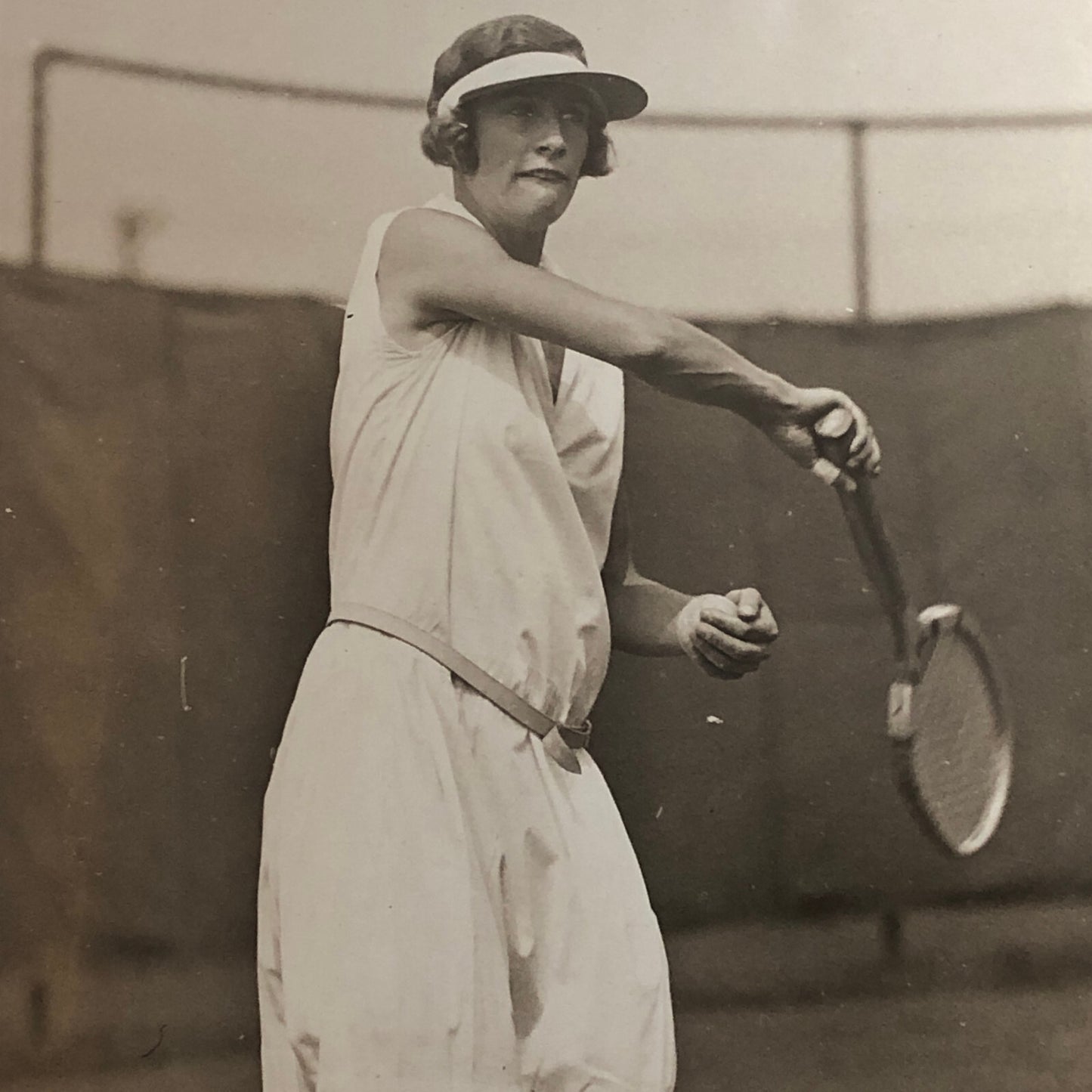 Press Photo Photograph Tennis Player Evelyn Colyer 1925 International Newsreel