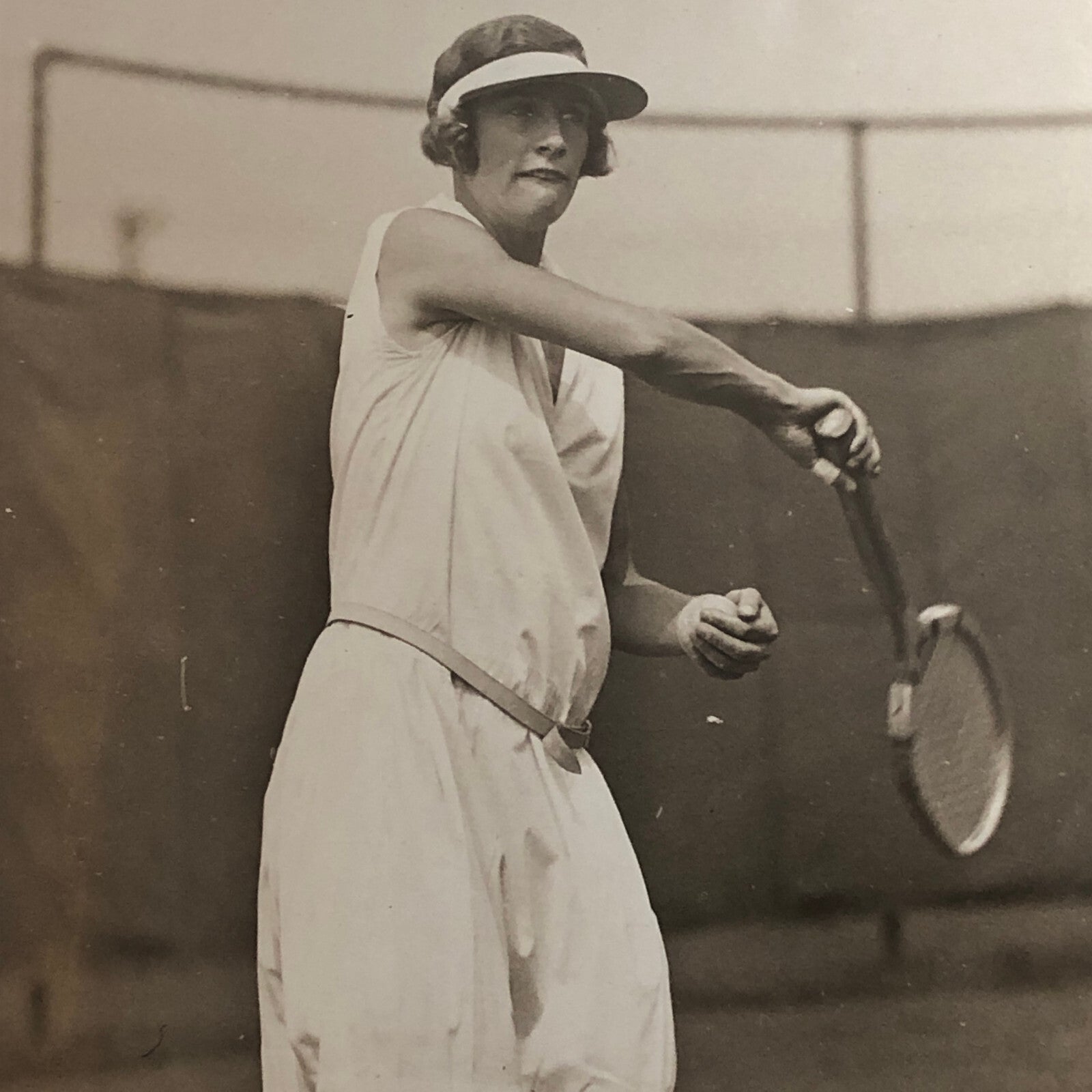 Press Photo Photograph Tennis Player Evelyn Colyer 1925 International Newsreel