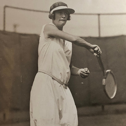 Press Photo Photograph Tennis Player Evelyn Colyer 1925 International Newsreel