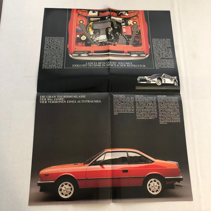 Lancia Beta Coupe Car Sales Brochure Catalog German Text