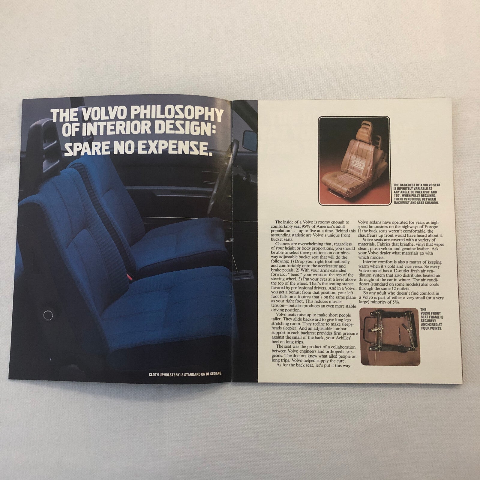 1980 Volvo Car Sales Brochure Catalog Bertone Coupe DL GLE Station Wagon GT