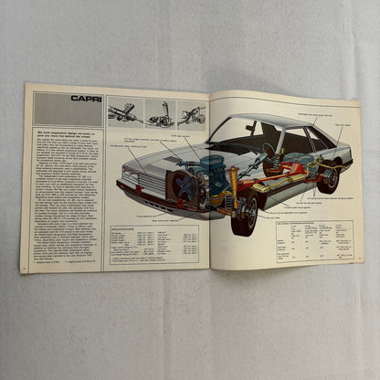 1979 Mercury Capri Car Sales Brochure Catalog Advertising Canadian