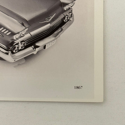 1958 Chevrolet Impala Convertible Car Photo Photograph Print