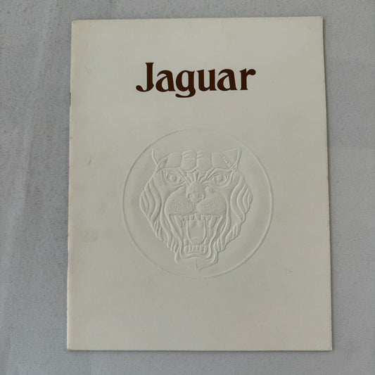 Jaguar XJ6 and XJ12 Car Sales Brochure Catalog Advertising 1978