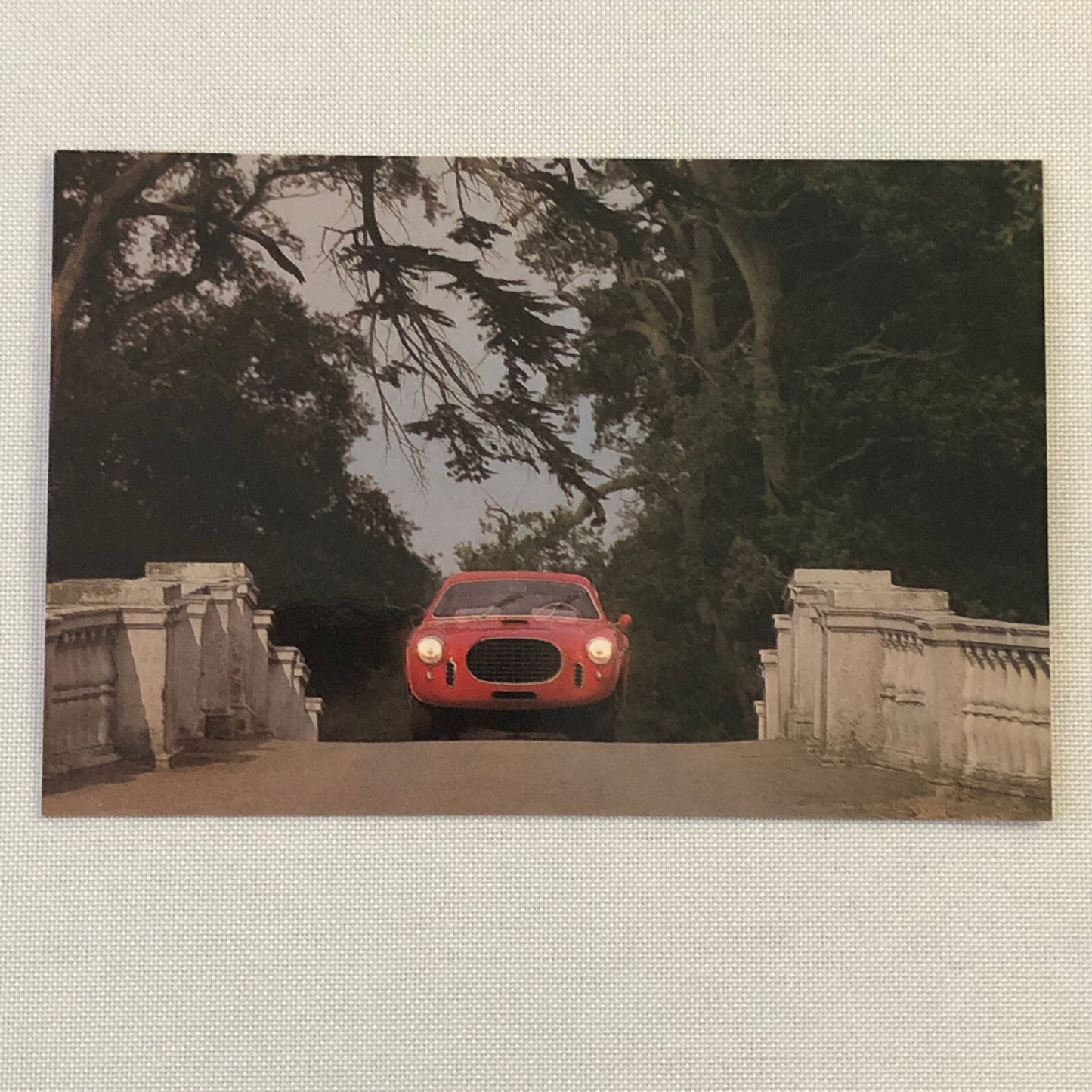 Vintage Ferrari Car Automobile Postcard Post Card