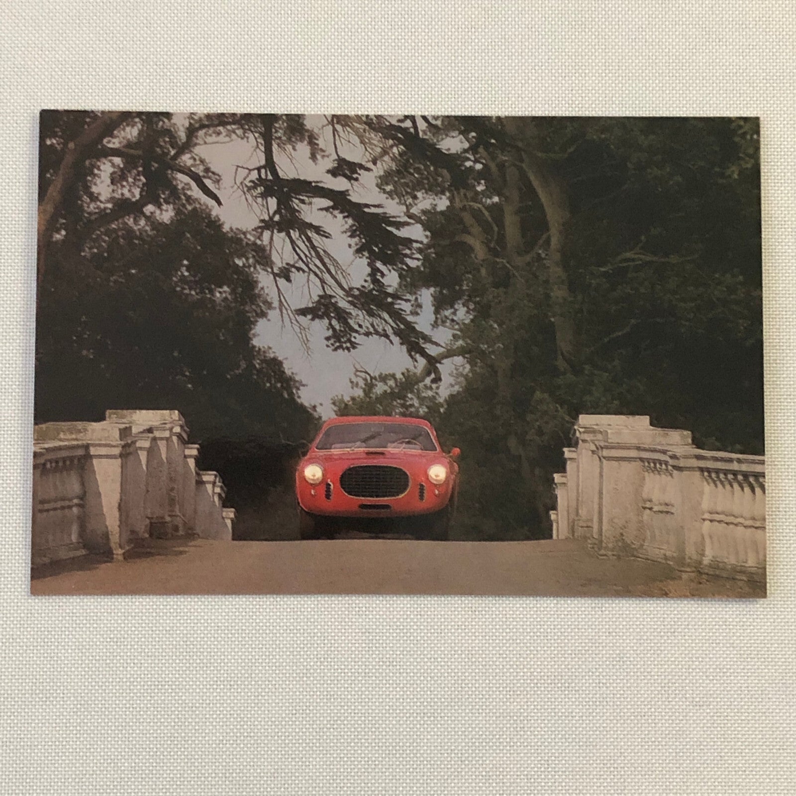 Vintage Ferrari Car Automobile Postcard Post Card