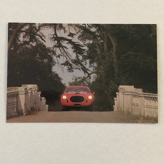 Vintage Ferrari Car Automobile Postcard Post Card