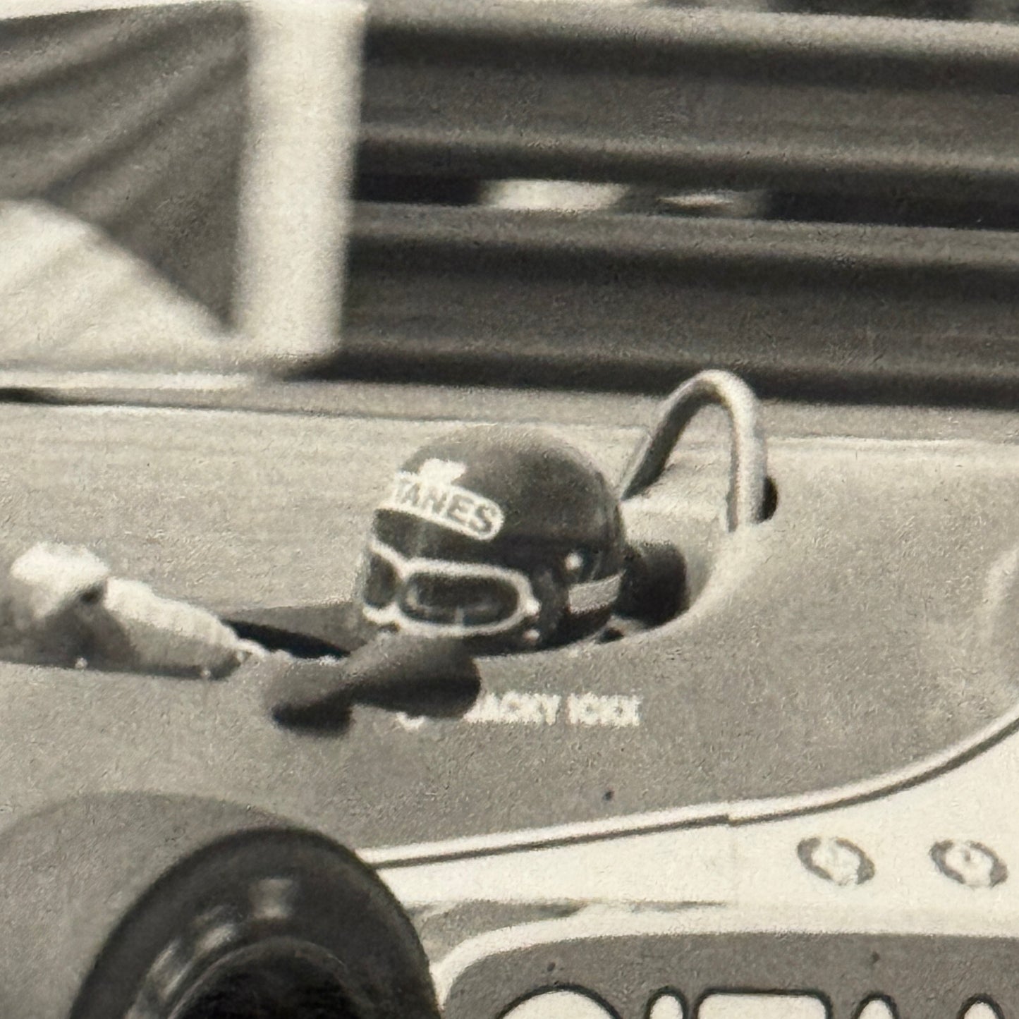Jacky Ickx Racing Driver Photo Photograph Print Gitanes 25 Car