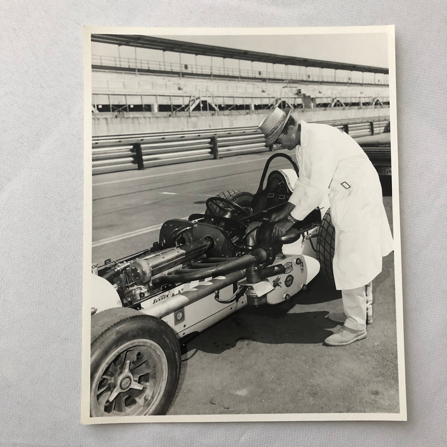 Indy Indianapolis 500 Racing Photo Photograph Offenhauser Engine 1960s