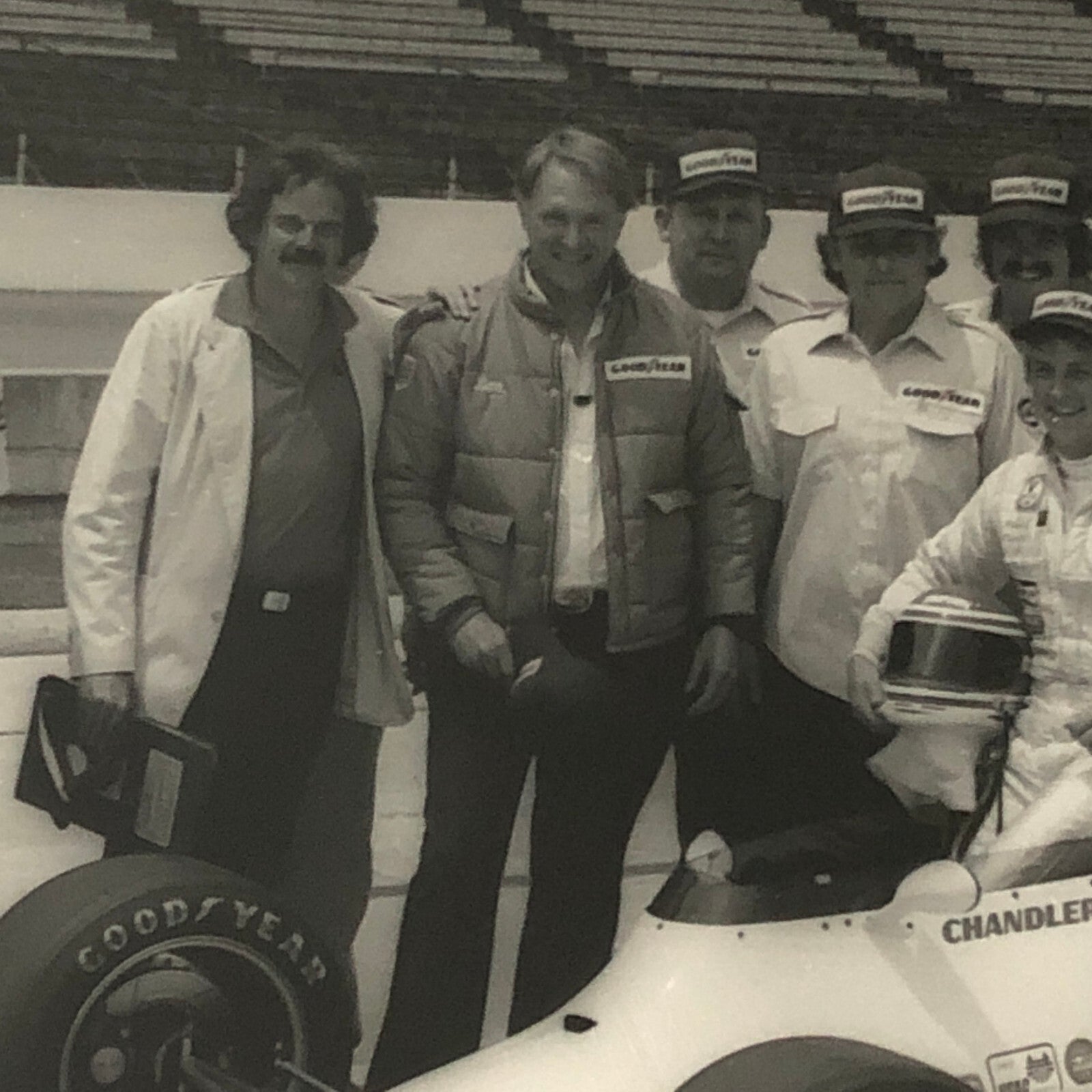 Vintage Indy Indianapolis Racing Photo Photograph Mike Chandler 1982