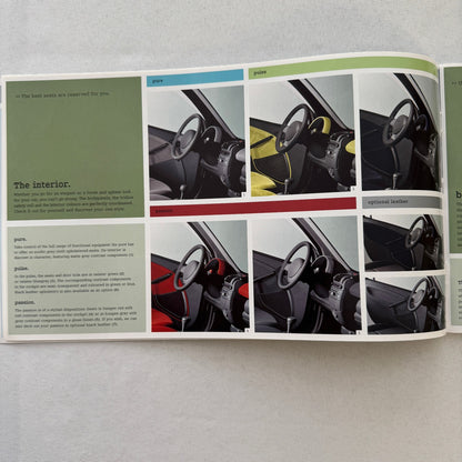 2007 2008 Smart ForTwo Coupe and Cabriolet CDI Sales Brochure Catalog Car