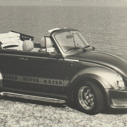 Custom Volkswagen Beetle Convertible Tuner Car Photo Photograph Print VW Bug