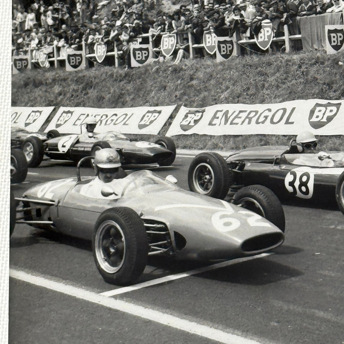 1962 Formula Junior Racing Photo Tony Maggs Alan Rees Bob Anderson Modern Print