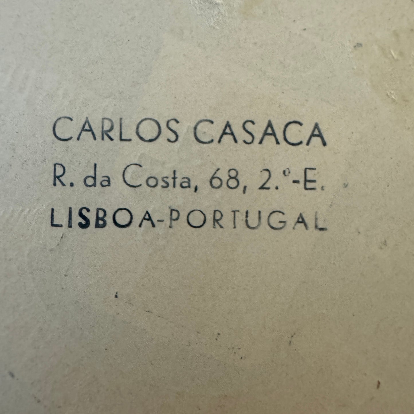 Vintage Hotel Travel Luggage Label Hotel Do Imperio Lisboa Portugal
