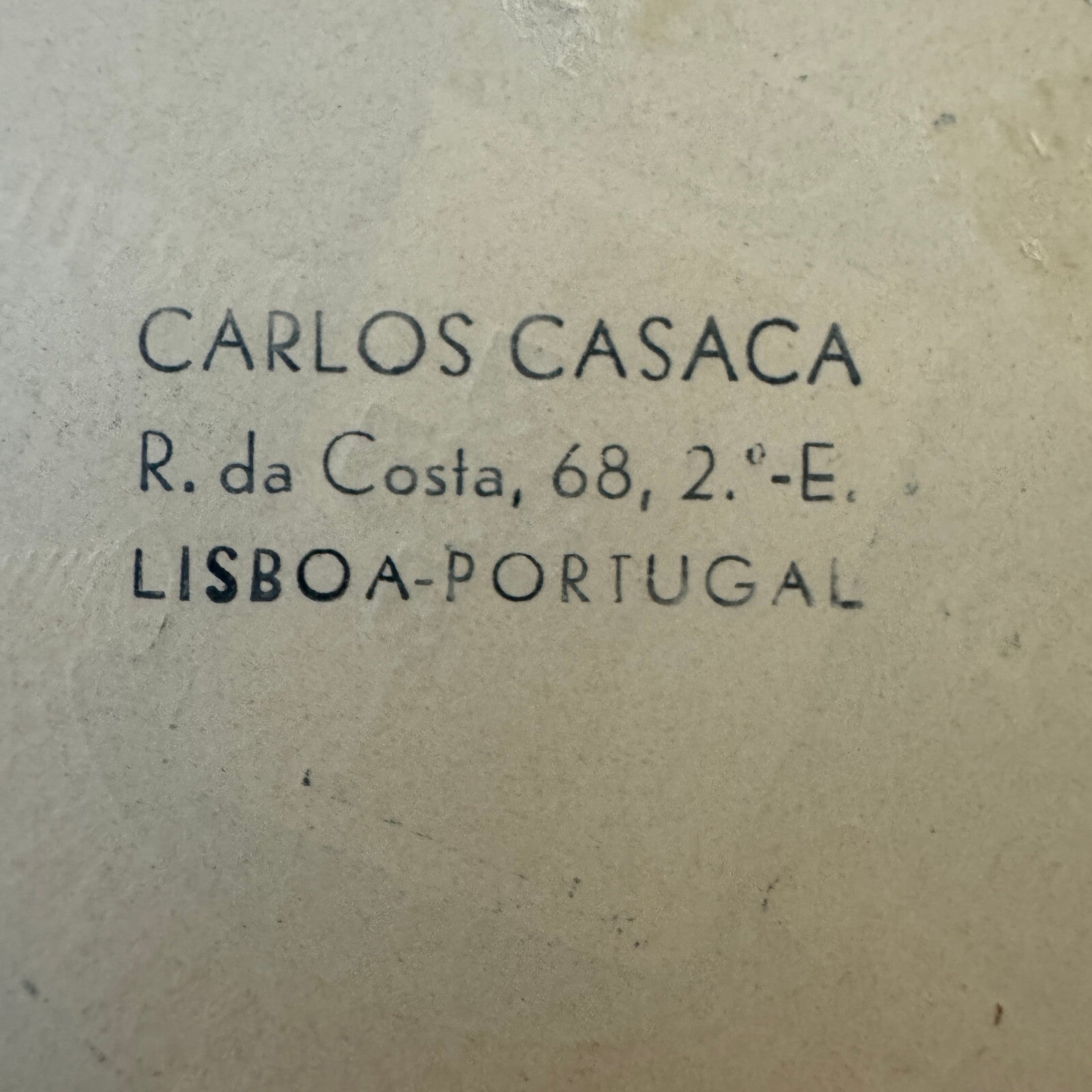 Vintage Hotel Travel Luggage Label Hotel Do Imperio Lisboa Portugal